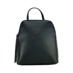 RB1018A | Siena Eleganza – The timeless Leather Backpack Black - Colore Nero - Dimensioni: cm 26 x 30 x 14,5-2