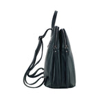 RB1018A | Siena Eleganza – The timeless Leather Backpack Black- Colore Nero - Dimensioni: cm 26 x 30 x 14,5-3