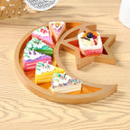 Gold Eid Mubarak Wooden Dessert Tray-4