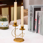 Golden Star Moon Ramadan Candle Holder-2