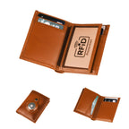 Toronata Apple AirTag Slot Leather Wallet, Handcrafted, Unisex-1