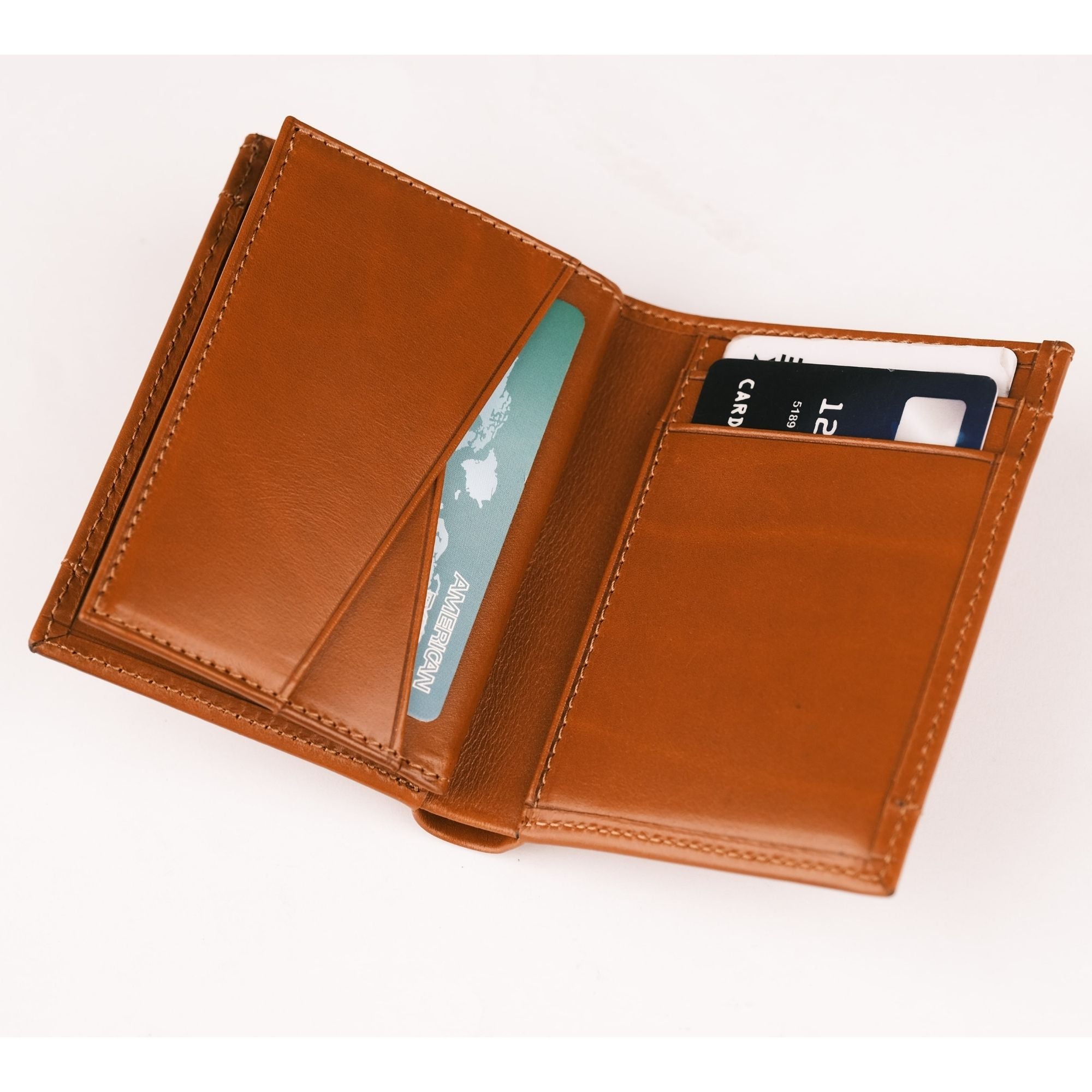 Toronata Apple AirTag Slot Leather Wallet, Handcrafted, Unisex-2