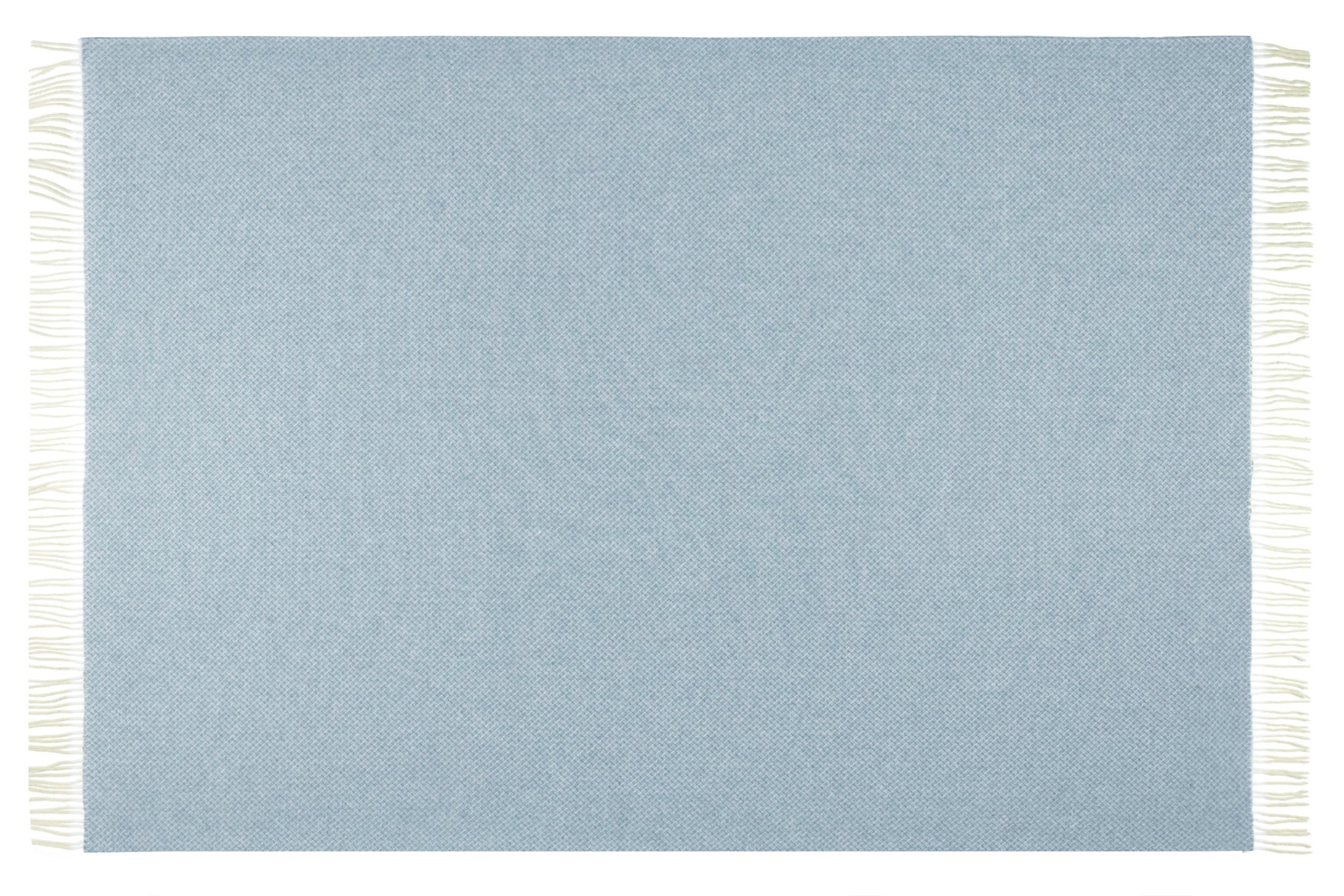 Chiswick Cashmere & Merino Wool Throw - Blue