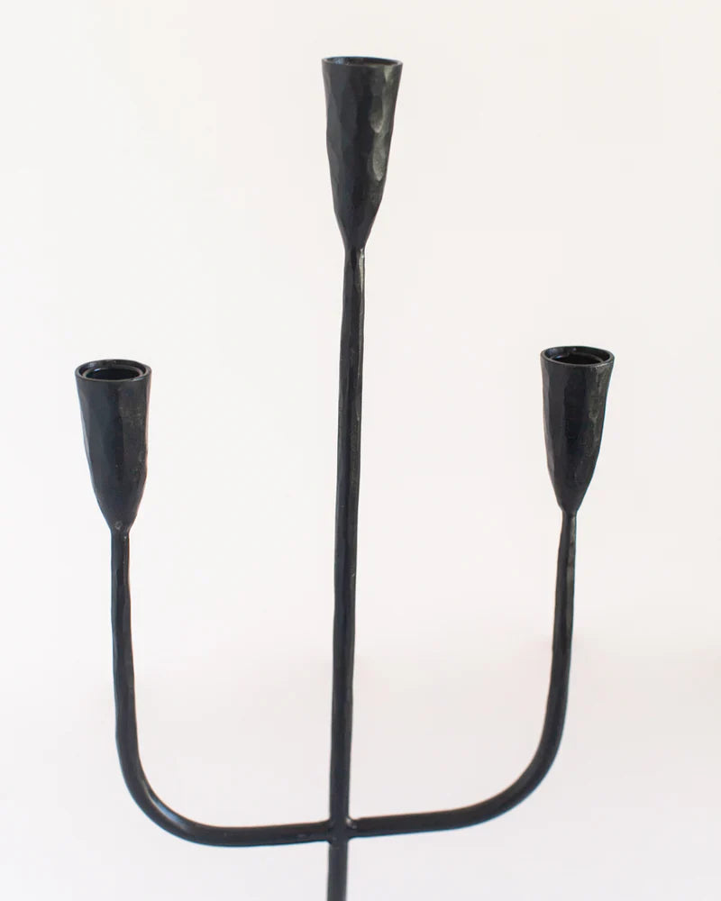Verden Hand Forged Iron Candelabra