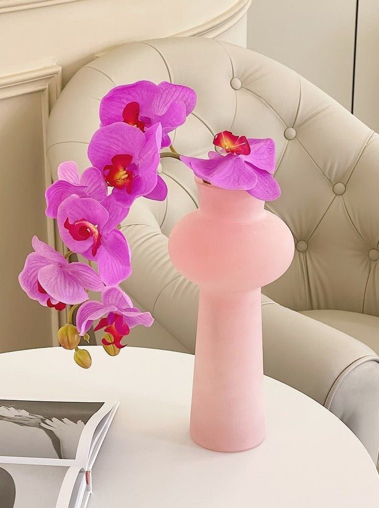 Tall Vintage Style Dopamine Decorative Flower Vase-2