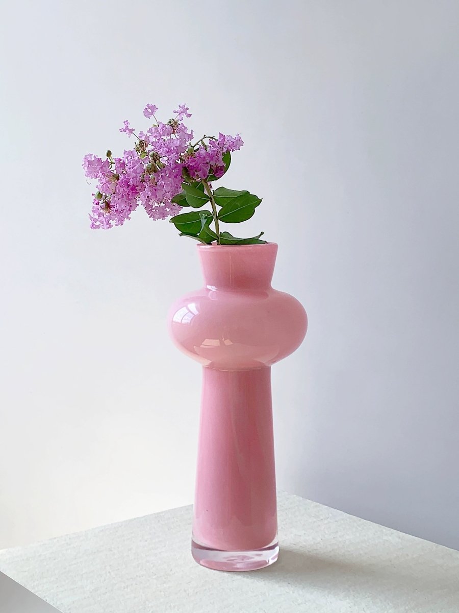 Tall Vintage Style Dopamine Decorative Flower Vase-3