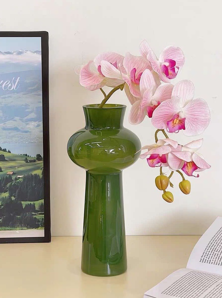 Tall Vintage Style Dopamine Decorative Flower Vase-4