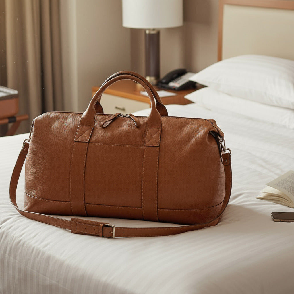 Voyager_Genuine_Leather_Travel_Bag_Tan
