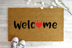 Welcome Doormat - Heart