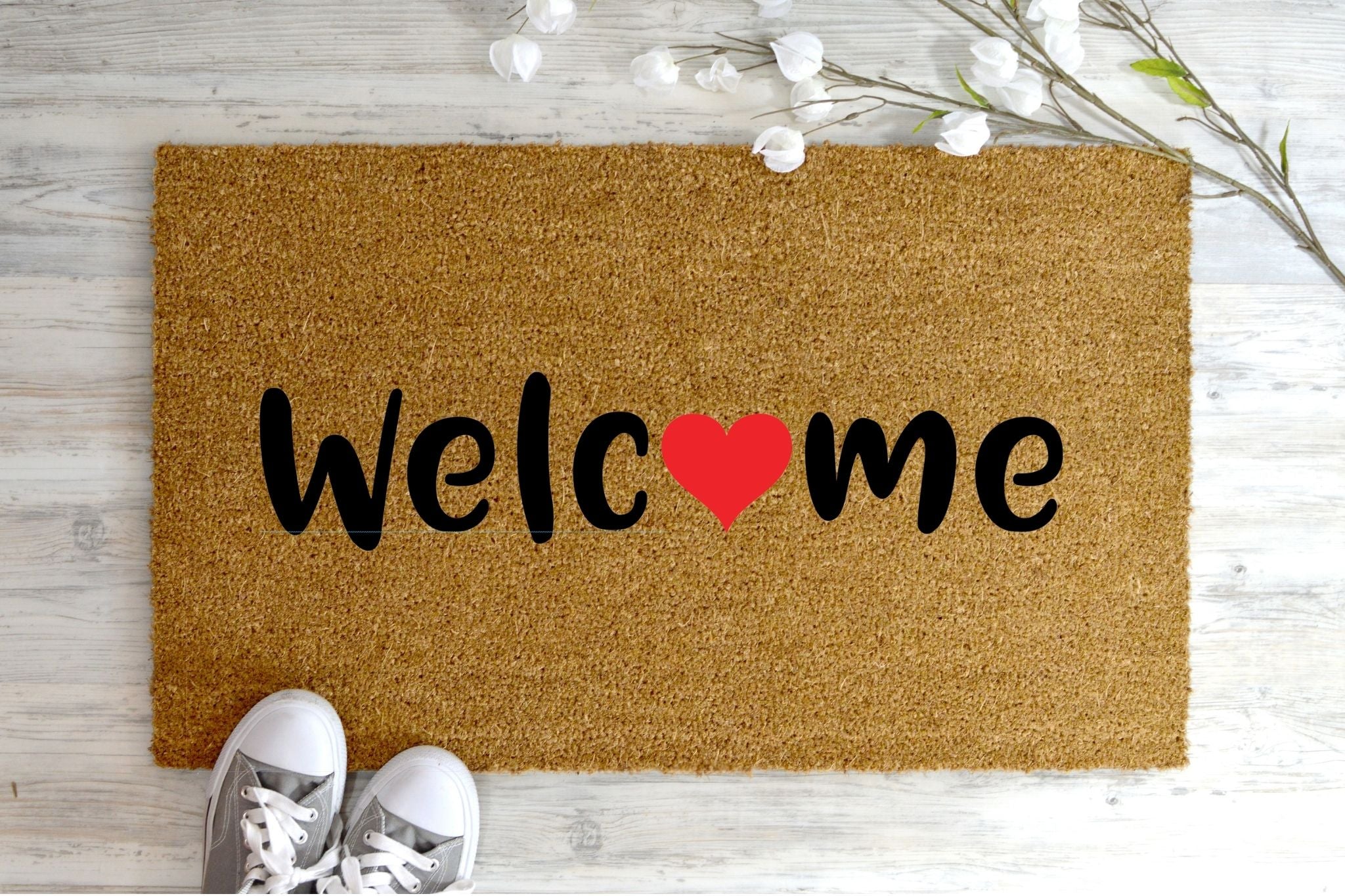 Welcome Doormat - Heart