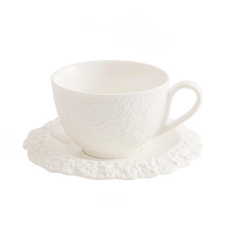 Rock Texture Coffee Cup & Saucer Set