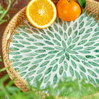 Everglade - Rattan Tray Mother of Pearl- Multiple Sizes