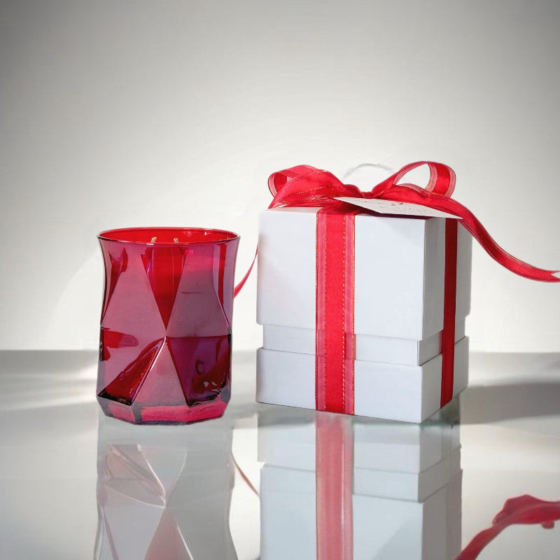 Rudolph-Scented Jar Candle - Beeswax and soy blend