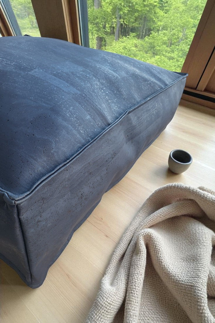 NATURAÉ Floor Cushion - Majestic Blue