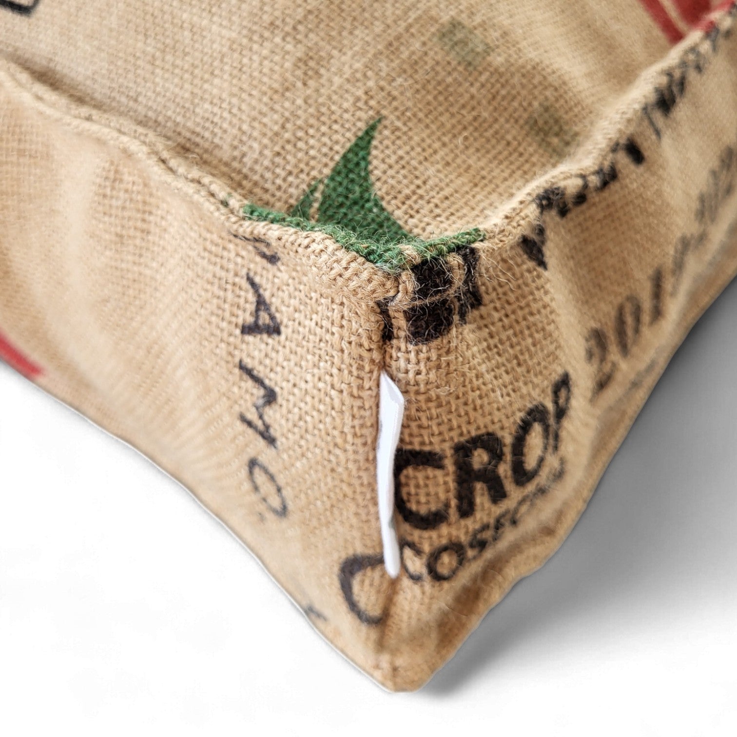 Coffee Jute Floor Cushion