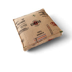 Coffee Jute Floor Cushion