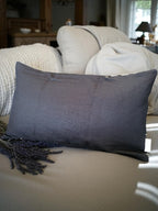 Mud-cloth Cushion Cover - Sahara lines - Black and White