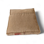 Coffee Jute Floor Cushion