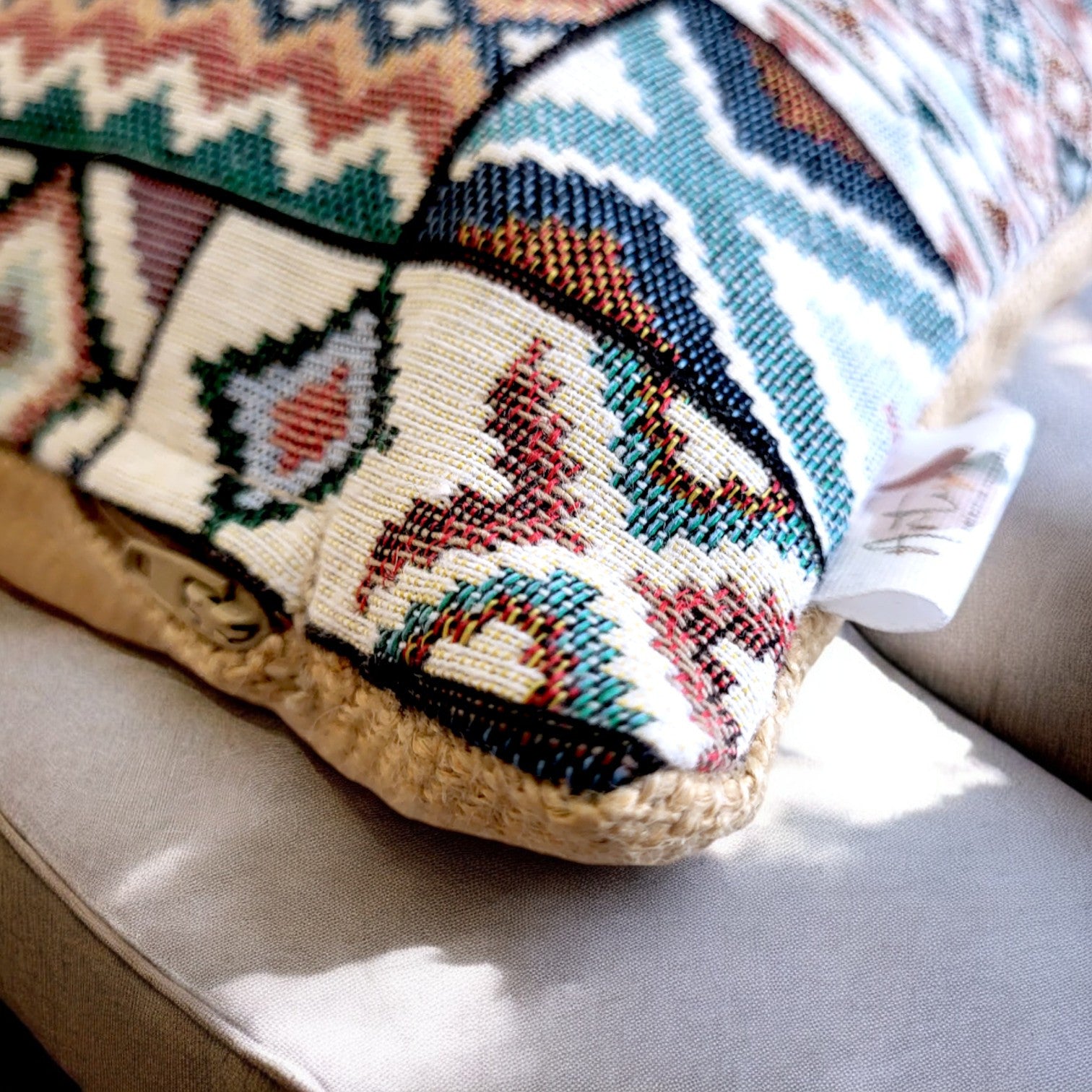 Aztec Blue Cushion Cover 30 x 50