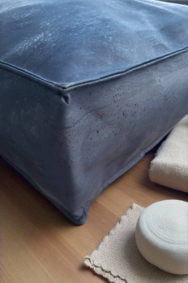 NATURAÉ Floor Cushion - Majestic Blue