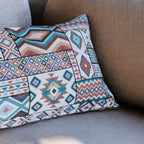 Aztec Blue Cushion Cover 30 x 50