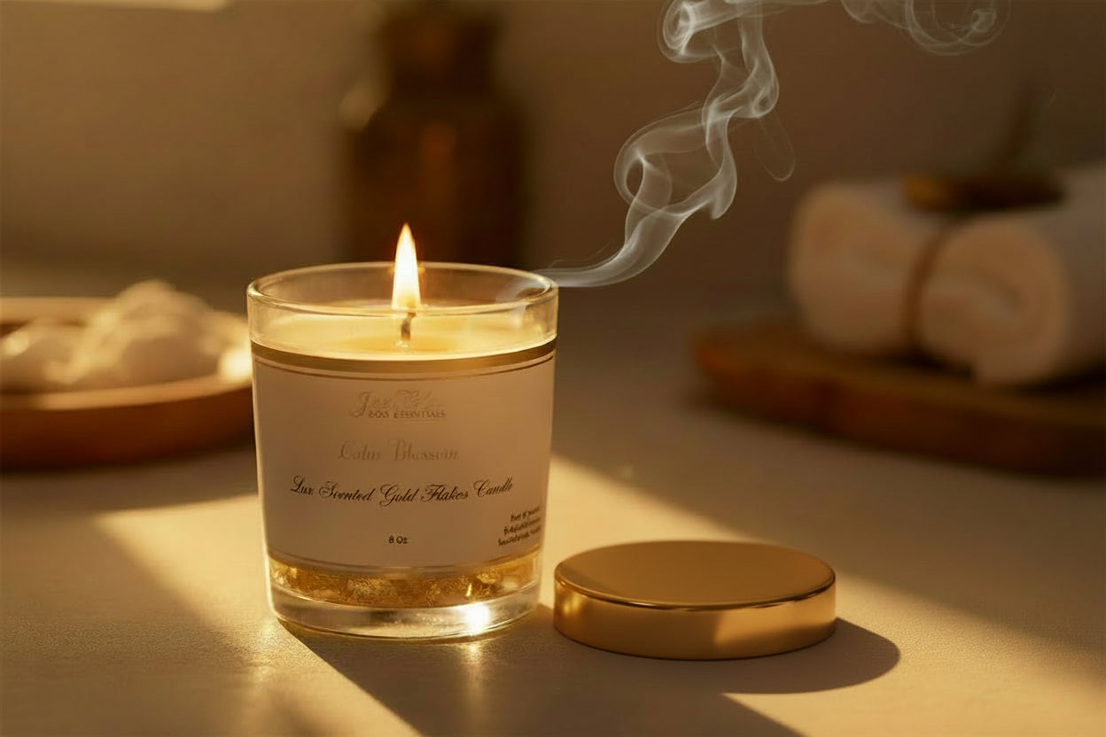 Lux Scented Gold Flakes Candle
