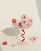 Jelly Bean Wine Glass Set - Whimsical Eclectic Dopamine Cocktail Coupe-5