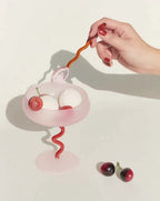Jelly Bean Wine Glass Set - Whimsical Eclectic Dopamine Cocktail Coupe-3
