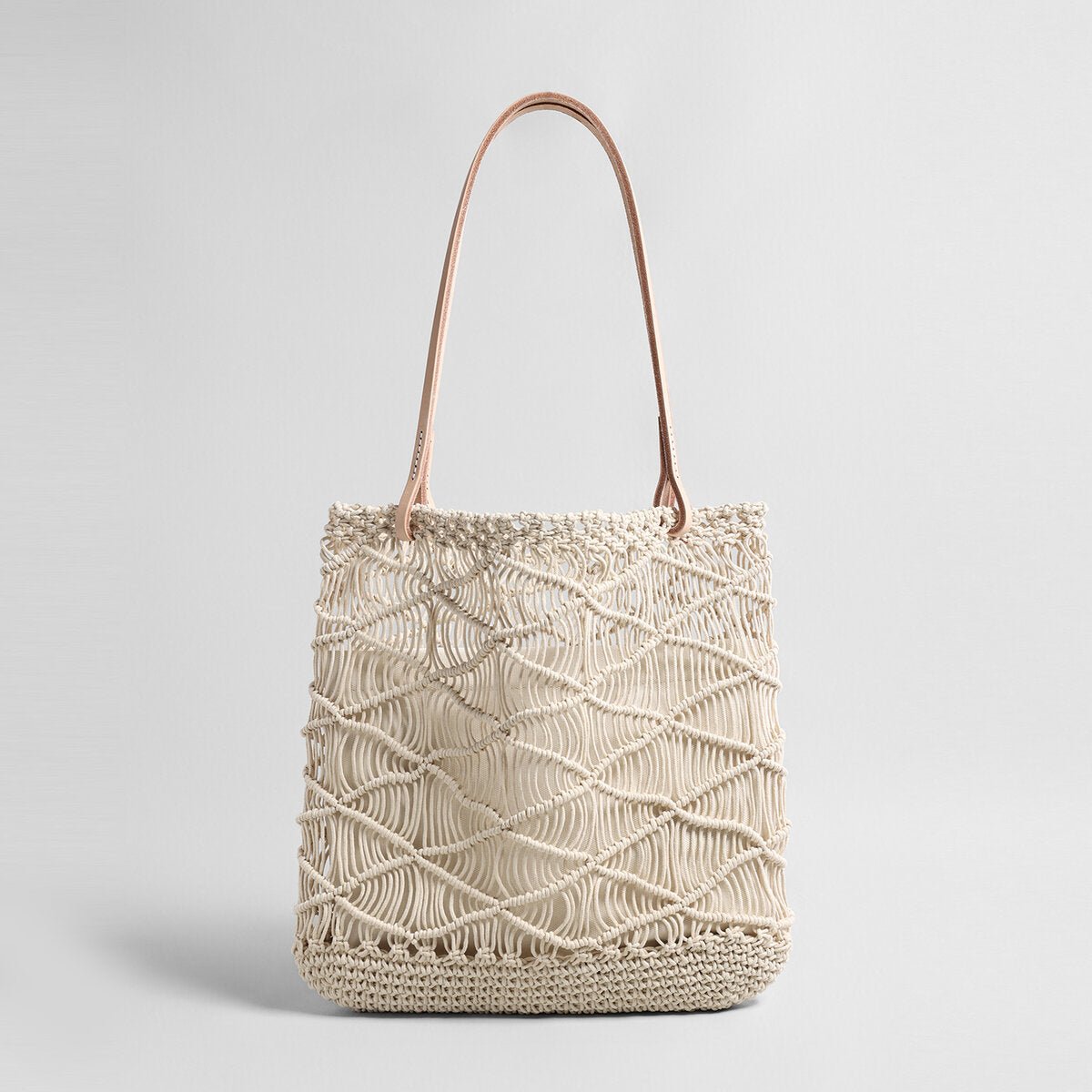 Macramé Woven Summer Tote