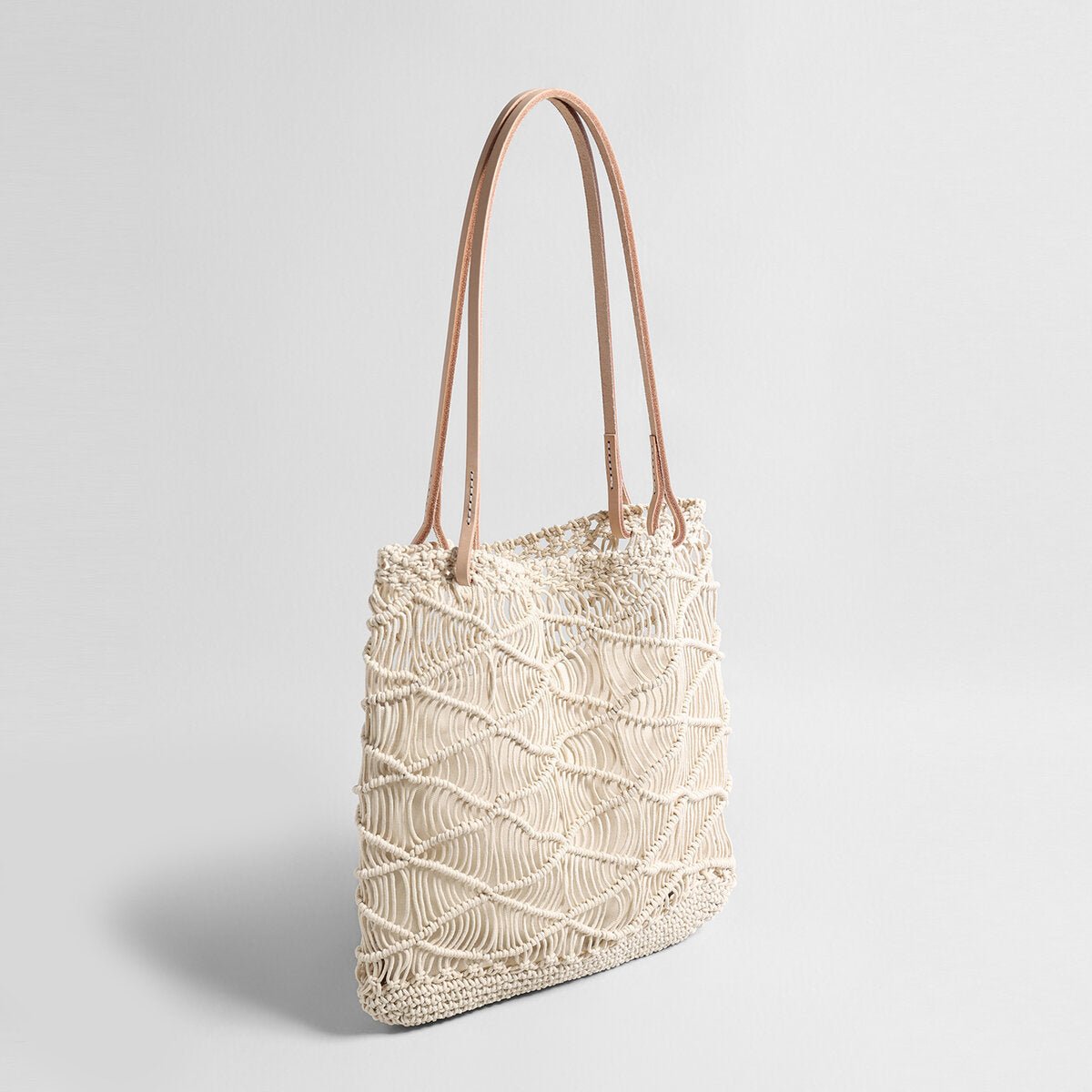 Macramé Woven Summer Tote