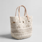 Macramé Basket Tote