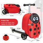 Lady Bug Ride-On Scooter Luggage