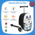 Robot Ride-On Scooter Luggage